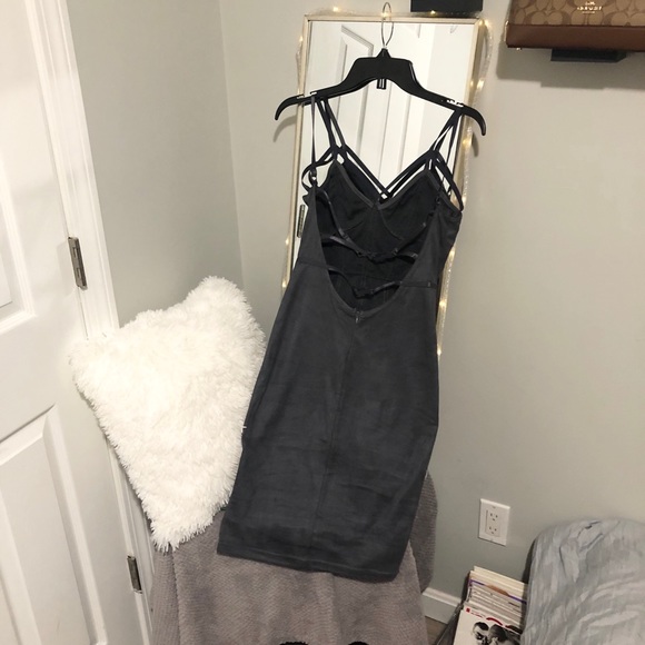 🎉🎉HOST PICK🎉🎉SALE‼️🎉NWOT🌹Smokey Grey Dress🌹 - Picture 2 of 6